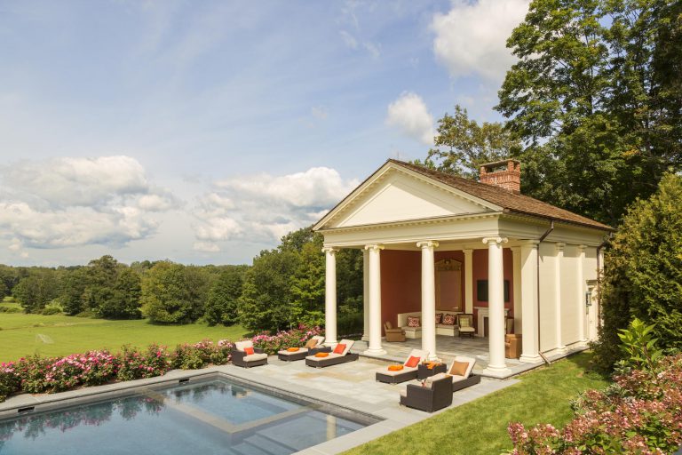 View of Hudson Valley Pool House 1